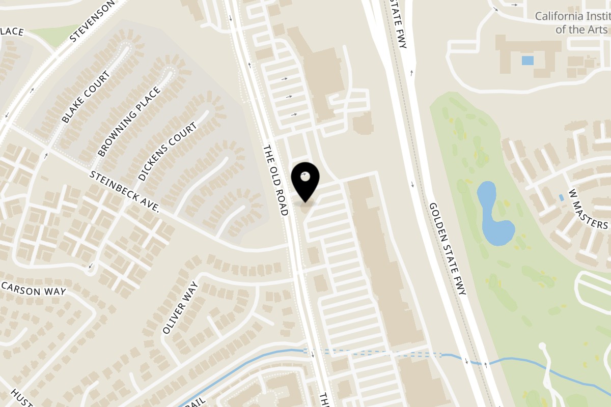 Map showing the location of Diablos Tacos Mexican Grill Stevenson Ranch on 25710 The Old Rd in Stevenson Ranch